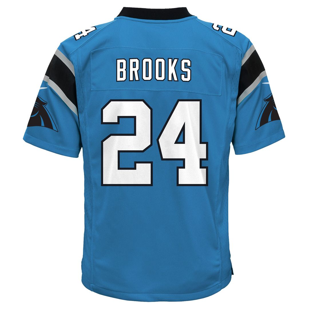 Jonathon Brooks Carolina Panthers Nike Youth Game Official Jersey - Blue