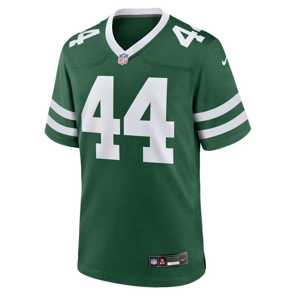 Jamien Sherwood New York Jets Nike Team Game Official Jersey - Legacy Green