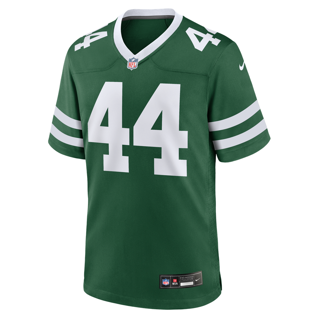 Jamien Sherwood New York Jets Nike Team Game Official Jersey - Legacy Green