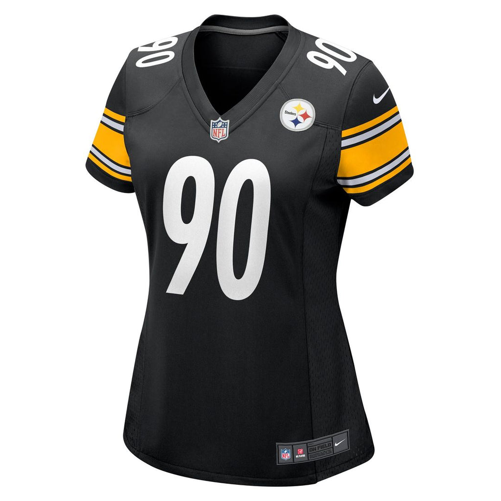 T.J. Watt Pittsburgh Steelers Nike Women's Team Game Official Jersey -  Black