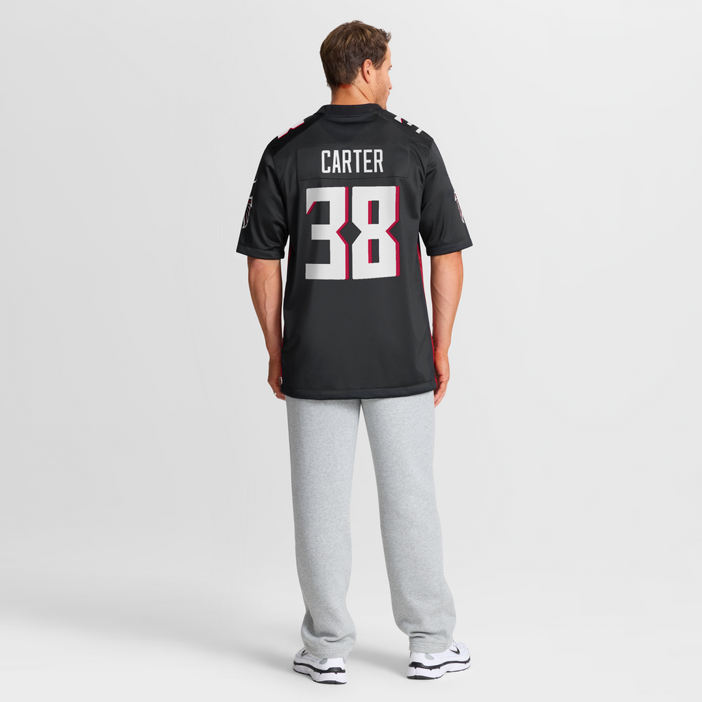 Nathan Carter Atlanta Falcons Nike Team Game Jersey - Black