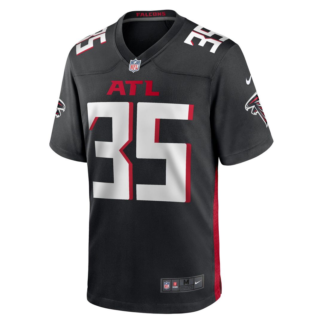 Natrone Brooks Atlanta Falcons Nike Team Game Official Jersey -  Black