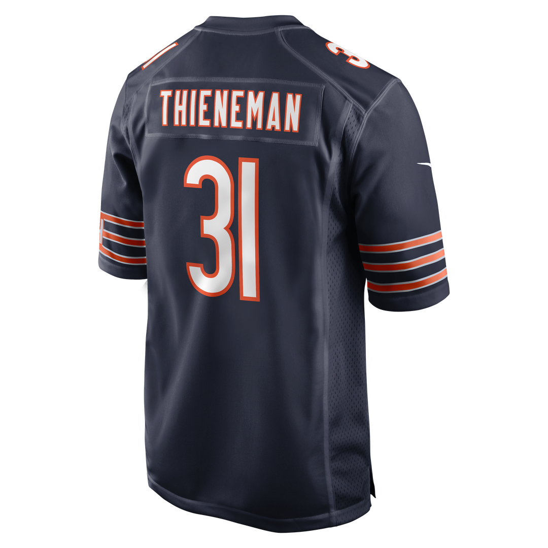 Dillon Thieneman Chicago Bears Nike 2026 NFL Draft First Round Pick No. 25 Team Game Official Jersey - Navy