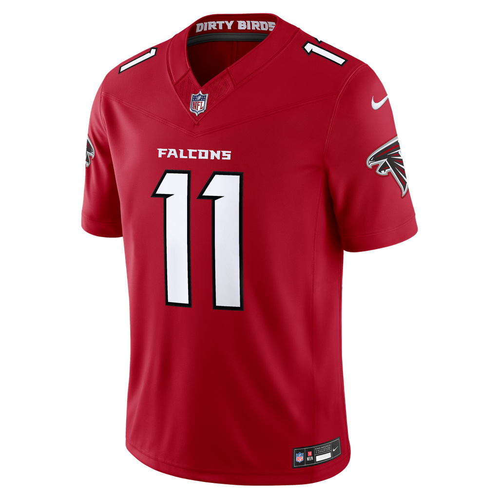 Jalon Walker Atlanta Falcons Nike Vapor F.U.S.E. Stitched Limited Official Jersey - Red