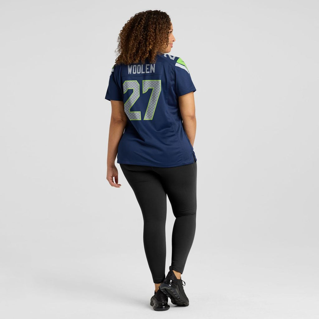 Riq Woolen Seattle Seahawks Nike Women's Team Game Official Jersey -  College Navy