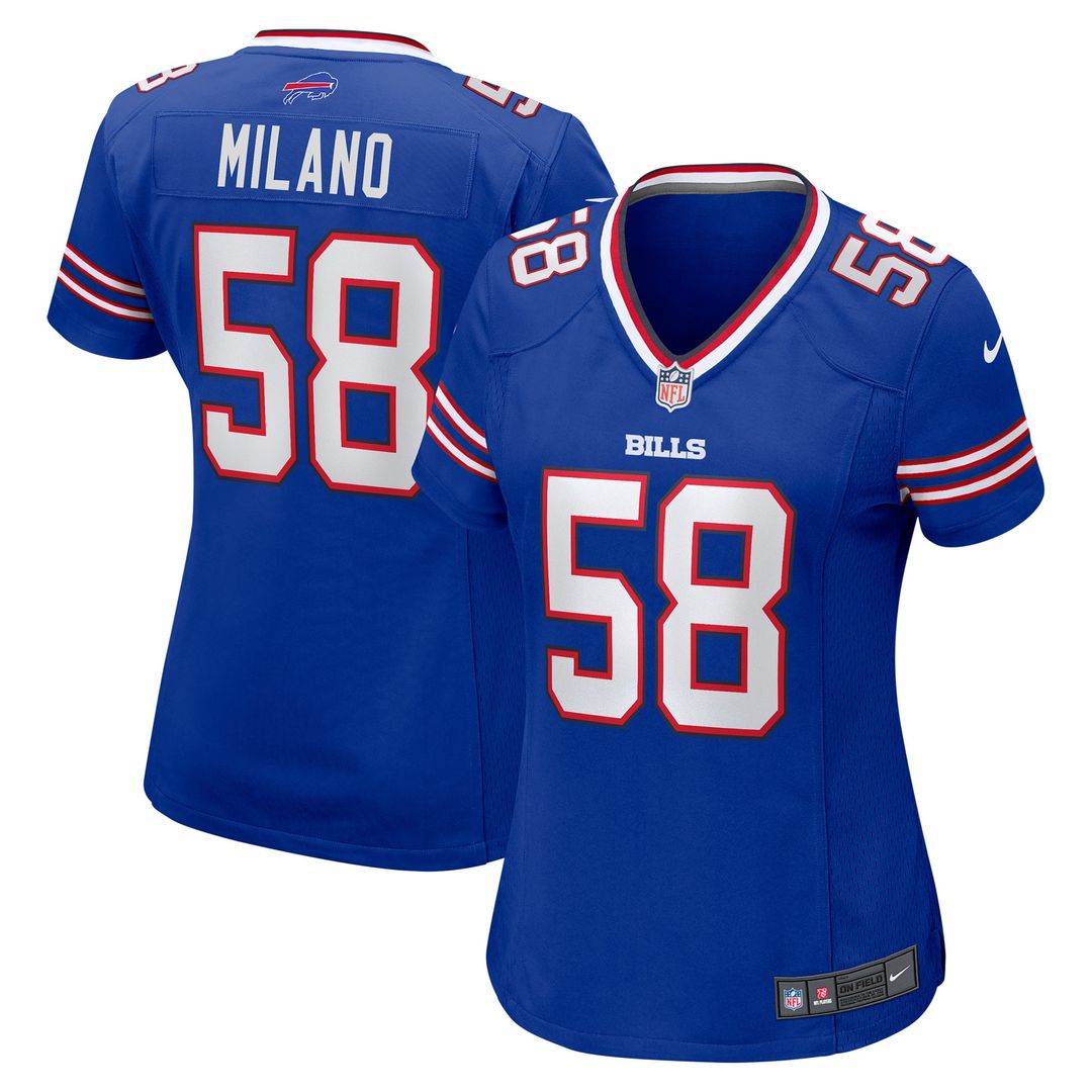 Matt Milano Buffalo Bills Nike Women's Game Official Jersey - Royal