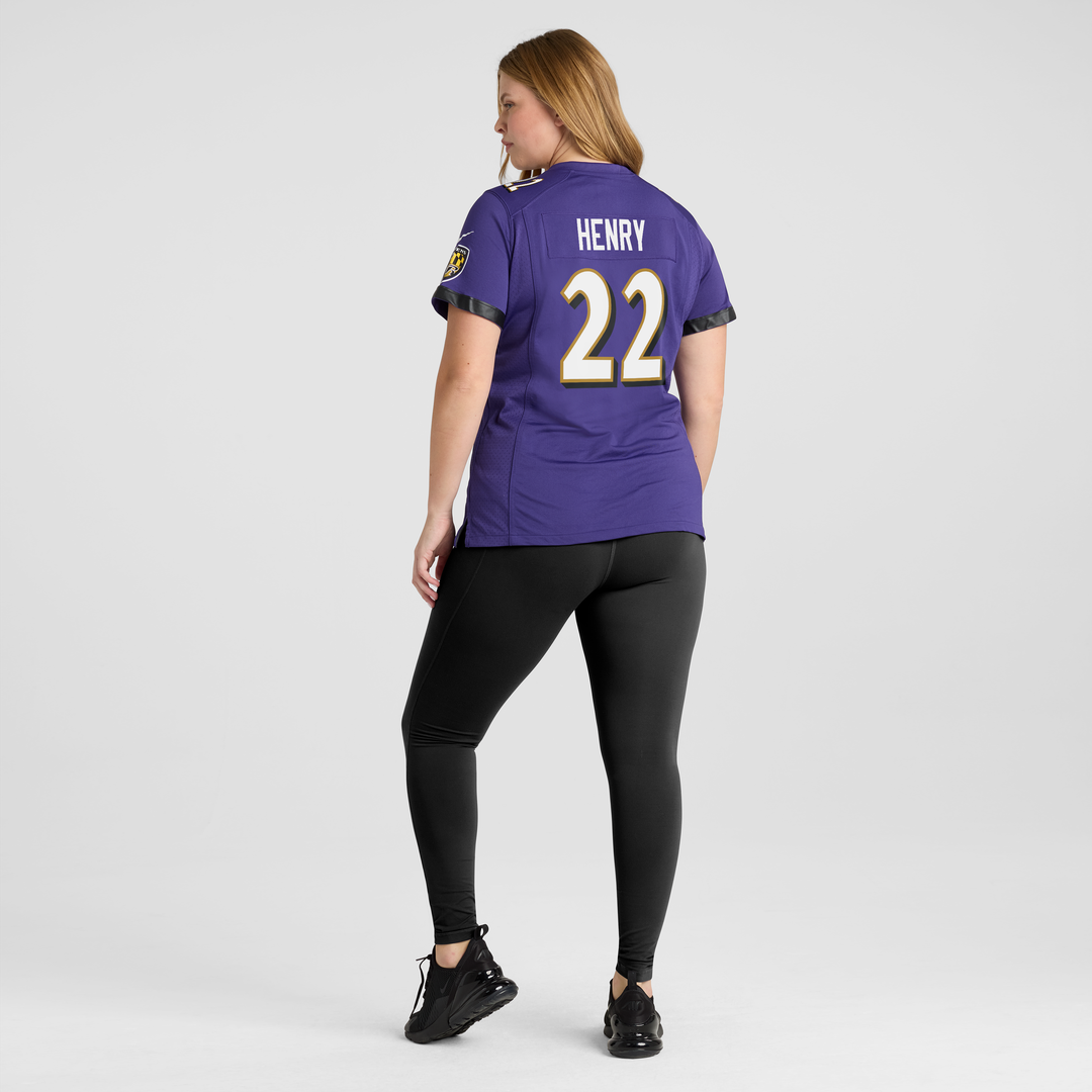 Derrick Henry Baltimore Ravens Nike Women's Game Player Official Jersey - Purple