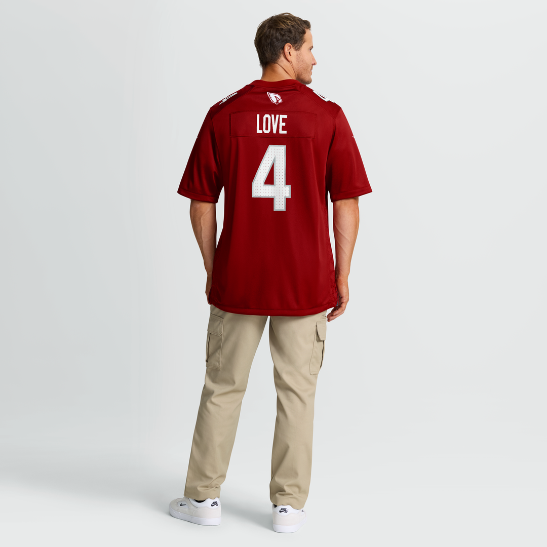 Jeremiyah Love Arizona Cardinals Nike Game Player Official Jersey - White
