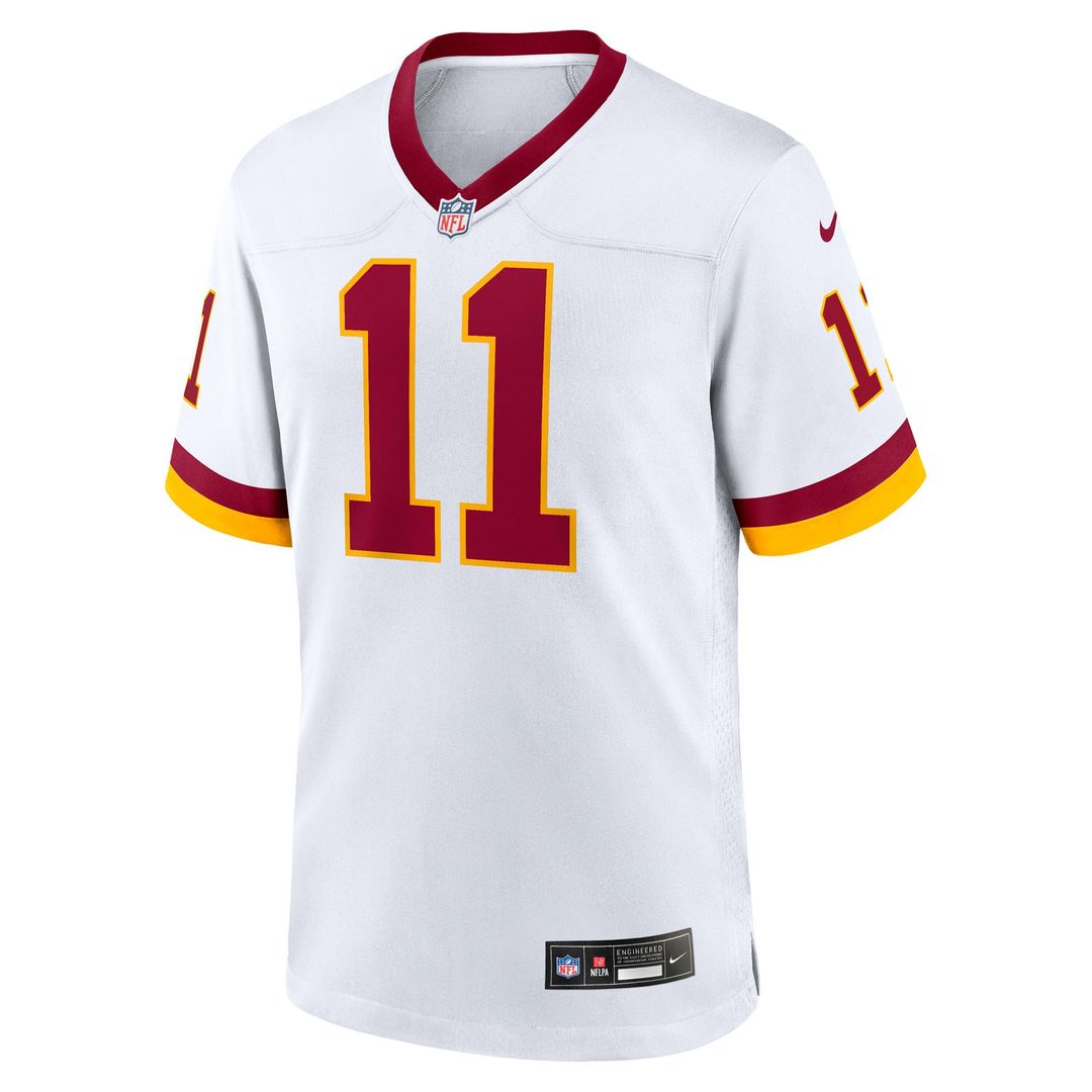 Luke McCaffrey Washington Commanders Nike Hail Raiser Alternate Game Official Jersey - Black