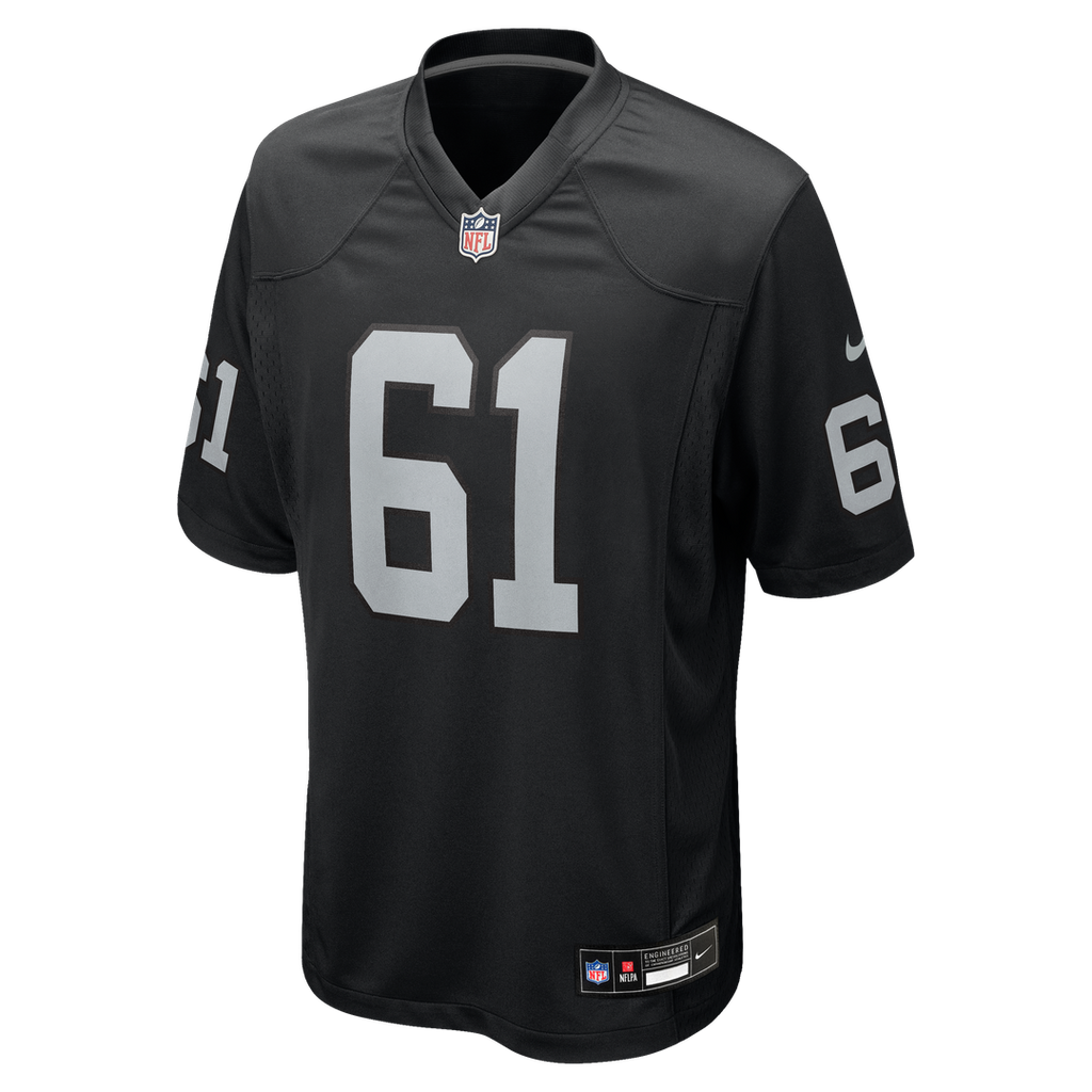 Jordan Meredith Las Vegas Raiders Nike Game Player Official Jersey - Black