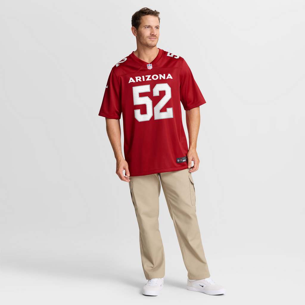 Jordan Burch Arizona Cardinals Nike Team Game Jersey - Cardinal