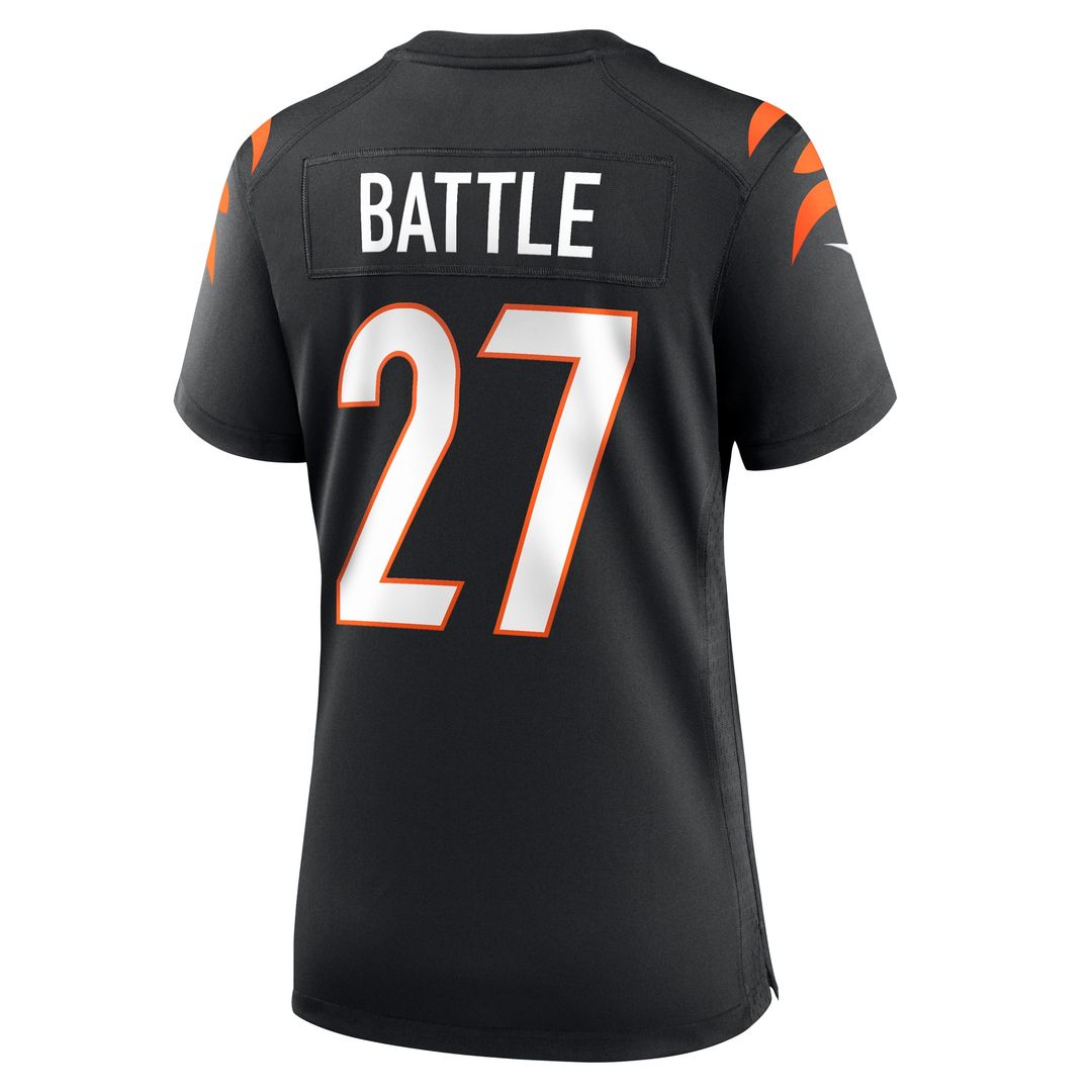 Jordan Battle Cincinnati Bengals Nike Women's Team Game Official Jersey -  Black