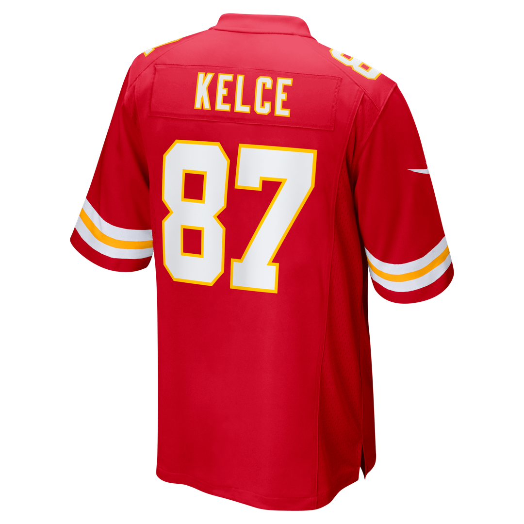 Travis Kelce Kansas City Chiefs Nike Game Official Jersey - Red