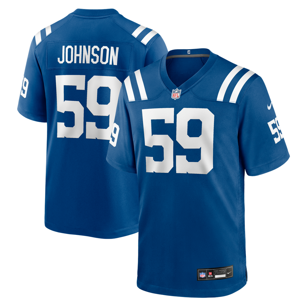Buddy Johnson Indianapolis Colts Nike Team Game Jersey - Royal