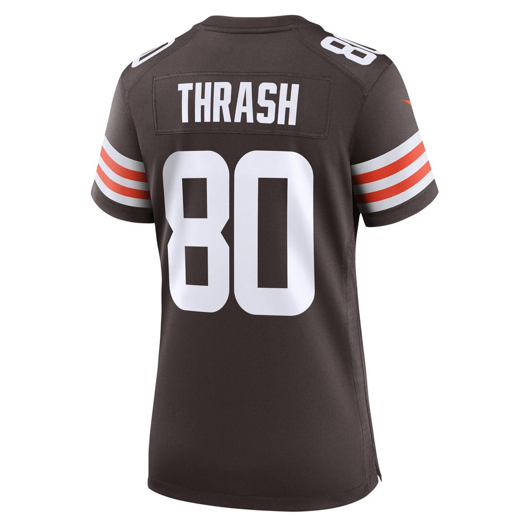 Jamari Thrash Cleveland Browns Nike Women's  Game Official Jersey -  Brown