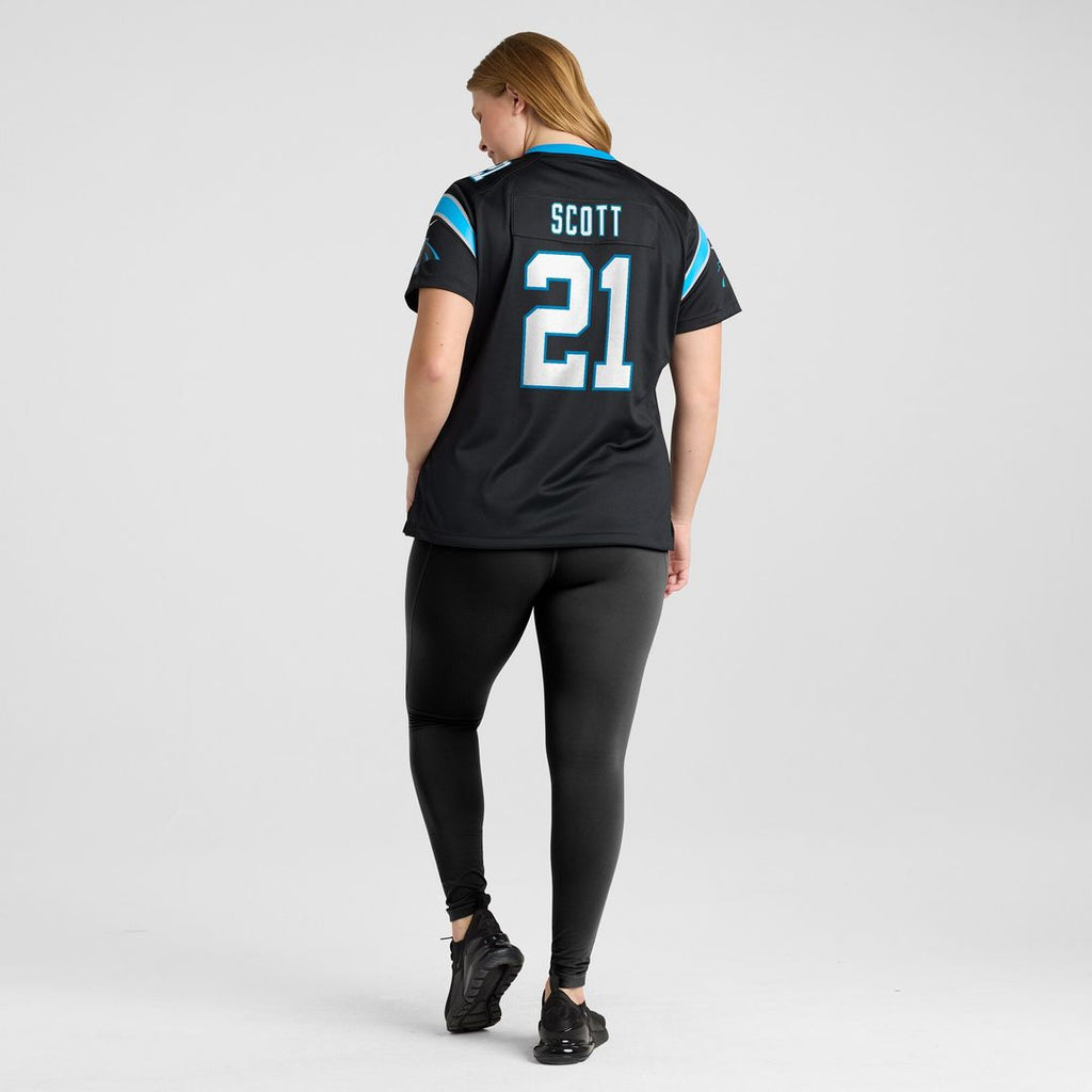Nick Scott Carolina Panthers Nike Women's  Game Official Jersey -  Black