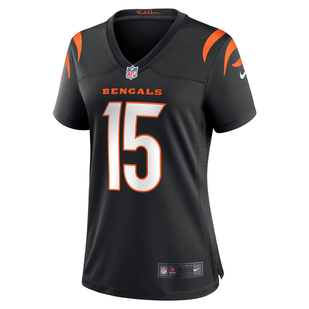 Charlie Jones Cincinnati Bengals Nike Women's Team Game Official Jersey -  Black