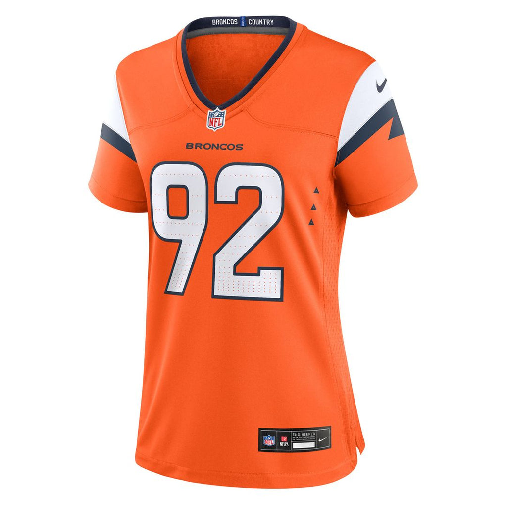 Dondrea Tillman Denver Broncos Nike Women's Team Game Official Jersey -  Orange