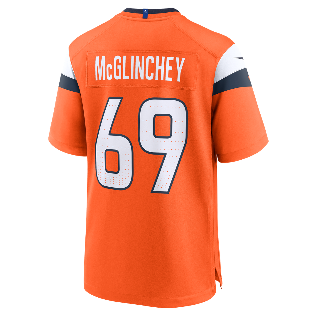 Mike McGlinchey Denver Broncos Nike Team Game Official Jersey -  Orange