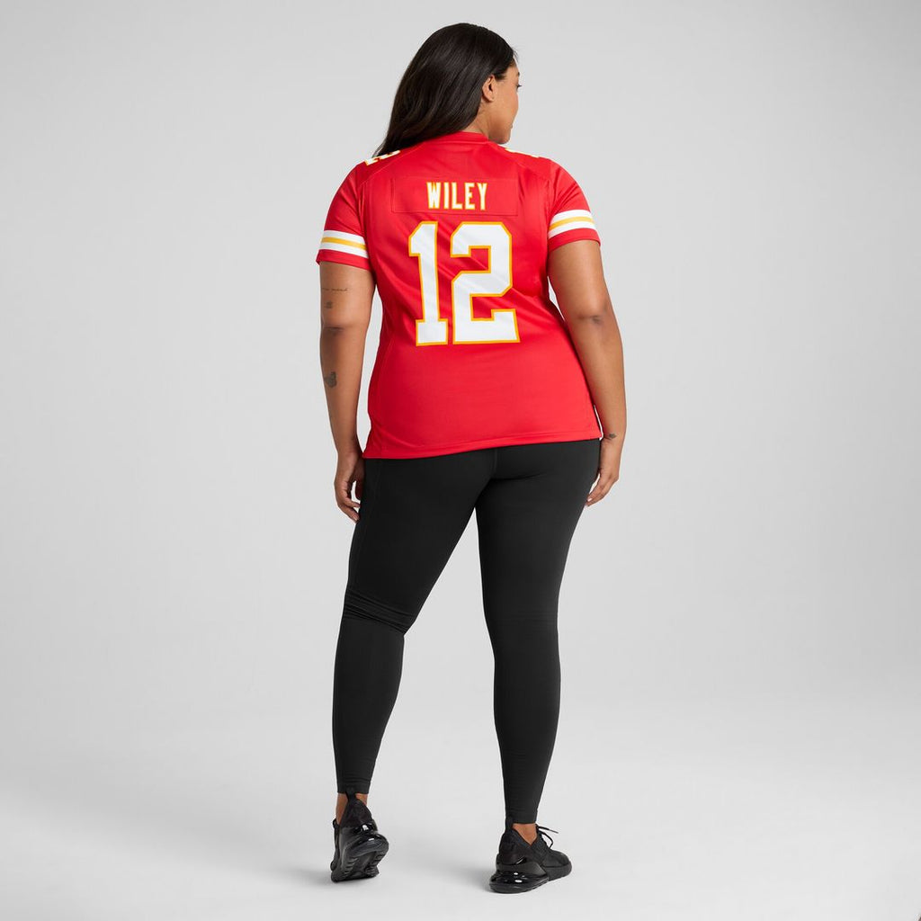 Jared Wiley Kansas City Chiefs Nike Women's  Game Official Jersey -  Red