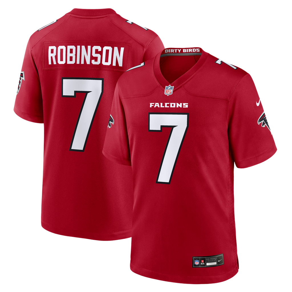Bijan Robinson Atlanta Falcons Nike Game Official Jersey - Red