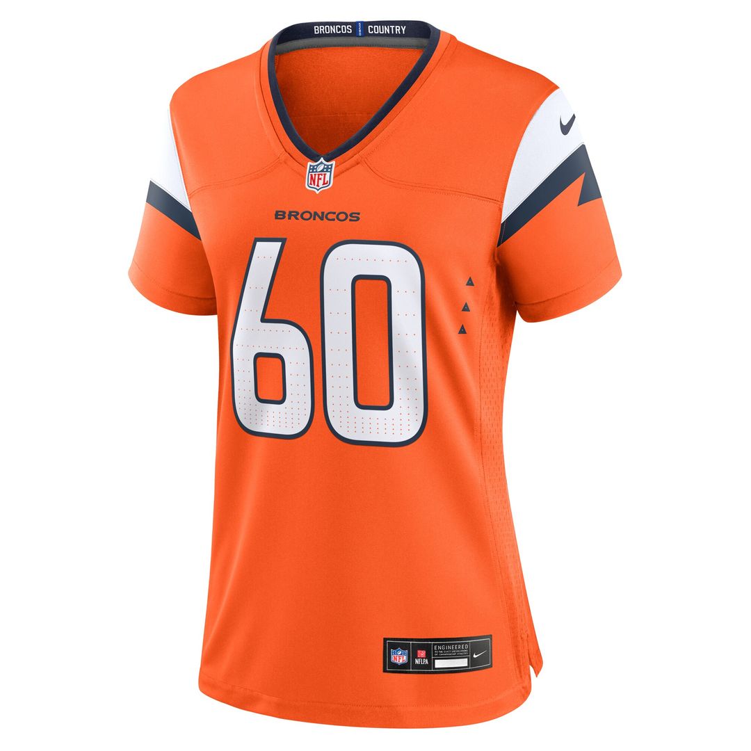 Luke Wattenberg Denver Broncos Nike Women's Team Game Official Jersey -  Orange