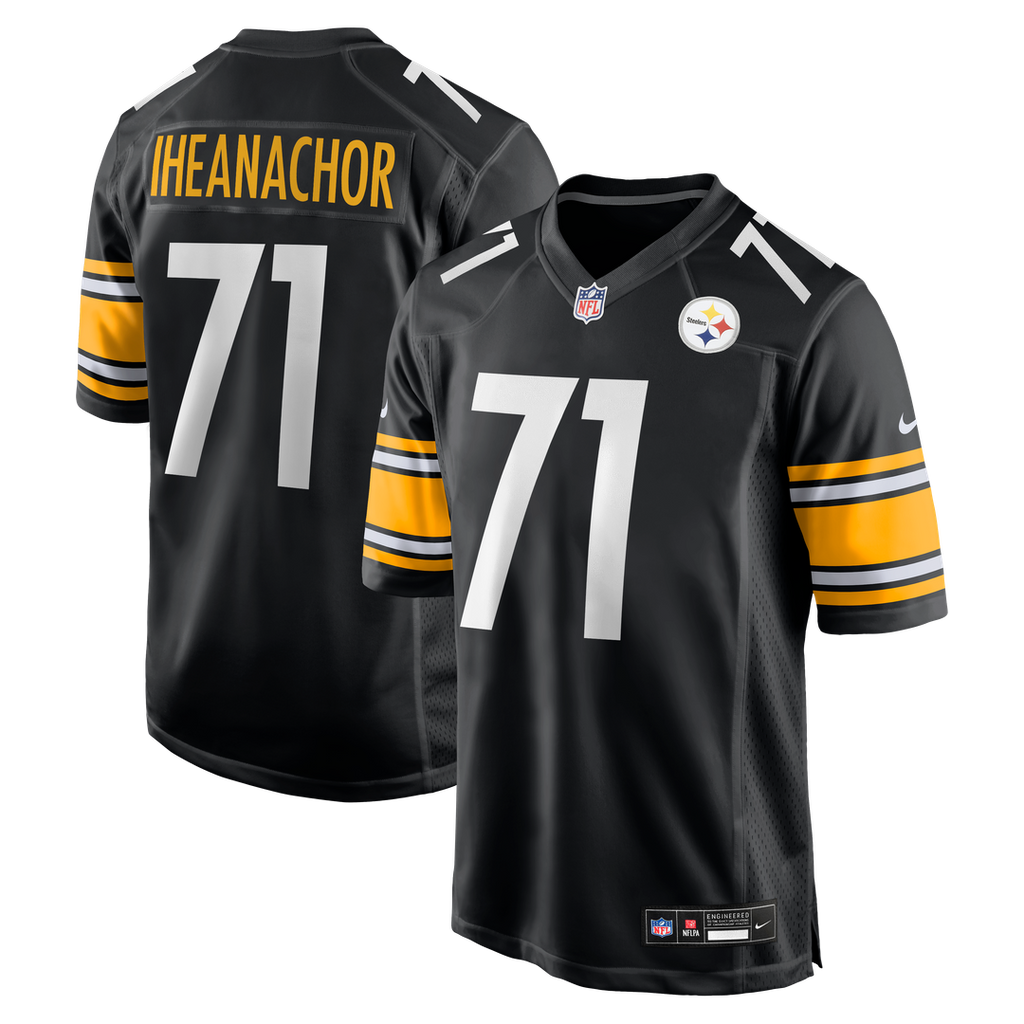 Max Iheanachor Pittsburgh Steelers Nike 2026 NFL Draft First Round Pick No. 21 Team Game Official Jersey - Black