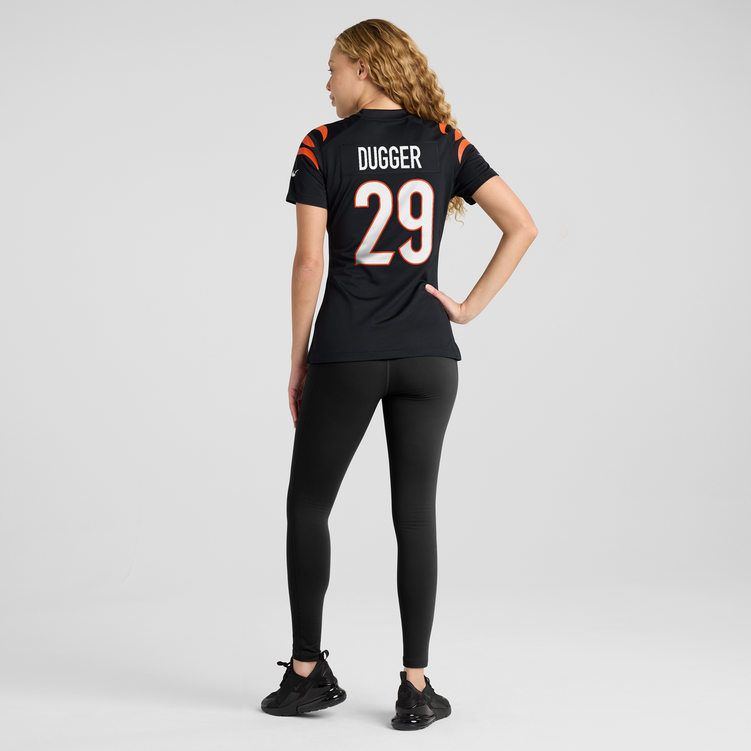 Kyle Dugger Cincinnati Bengals Nike Women's Team Game Jersey - Black
