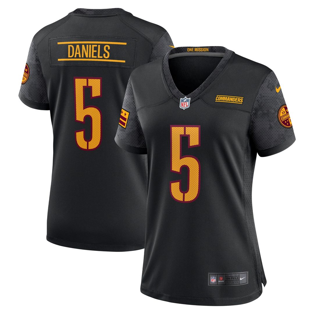 Jayden Daniels Washington Commanders Nike Women's  Player Game Official Jersey - Burgundy