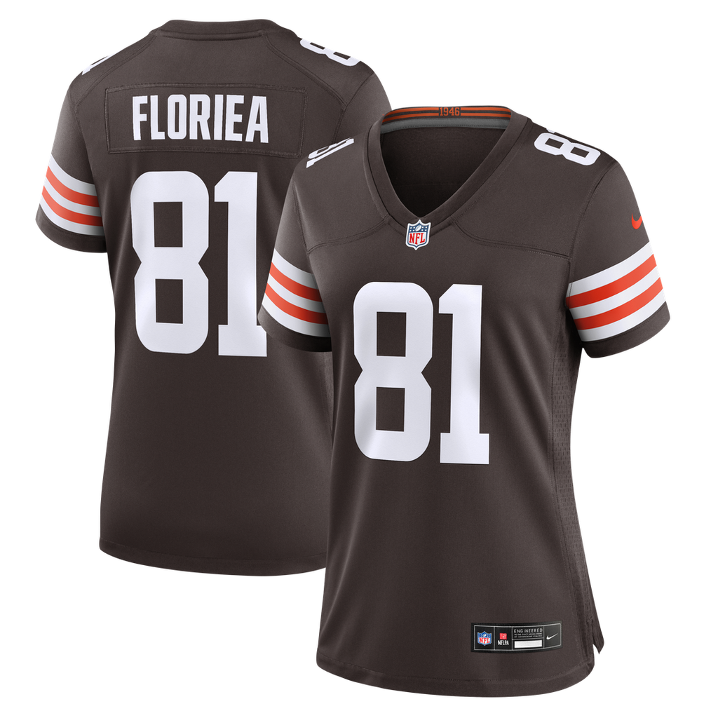 Luke Floriea Cleveland Browns Nike Women's Team Game Official Jersey -  Brown