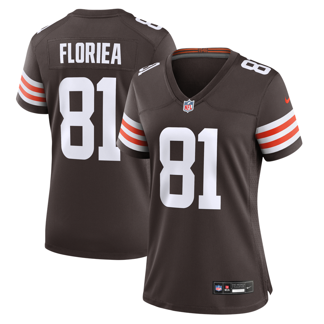 Luke Floriea Cleveland Browns Nike Women's Team Game Official Jersey -  Brown