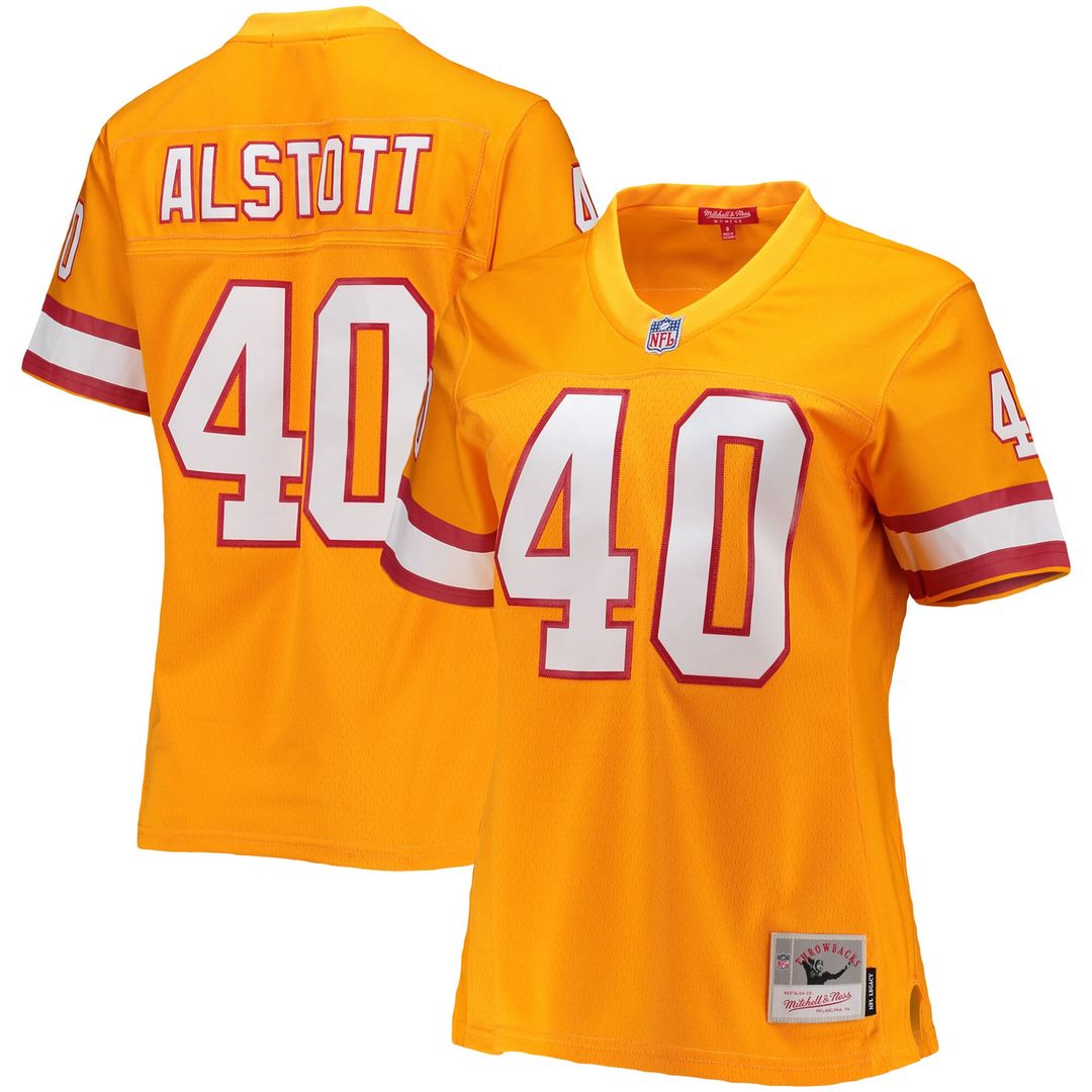 Mike Alstott Tampa Bay Buccaneers Mitchell & Ness Women's Legacy Replica Player Official Jersey - Orange