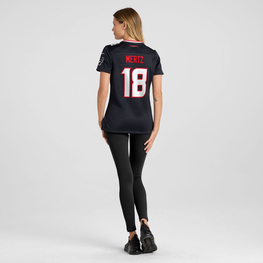 Graham Mertz Houston Texans Nike Women's Team Game Jersey - Navy