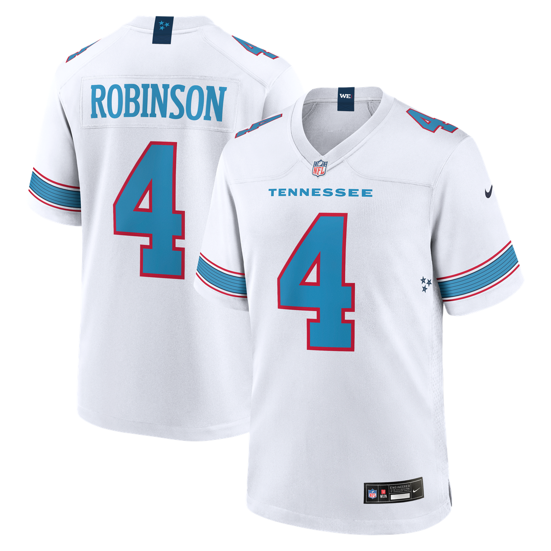 Wan'Dale Robinson Tennessee Titans Nike Game Official Jersey - White