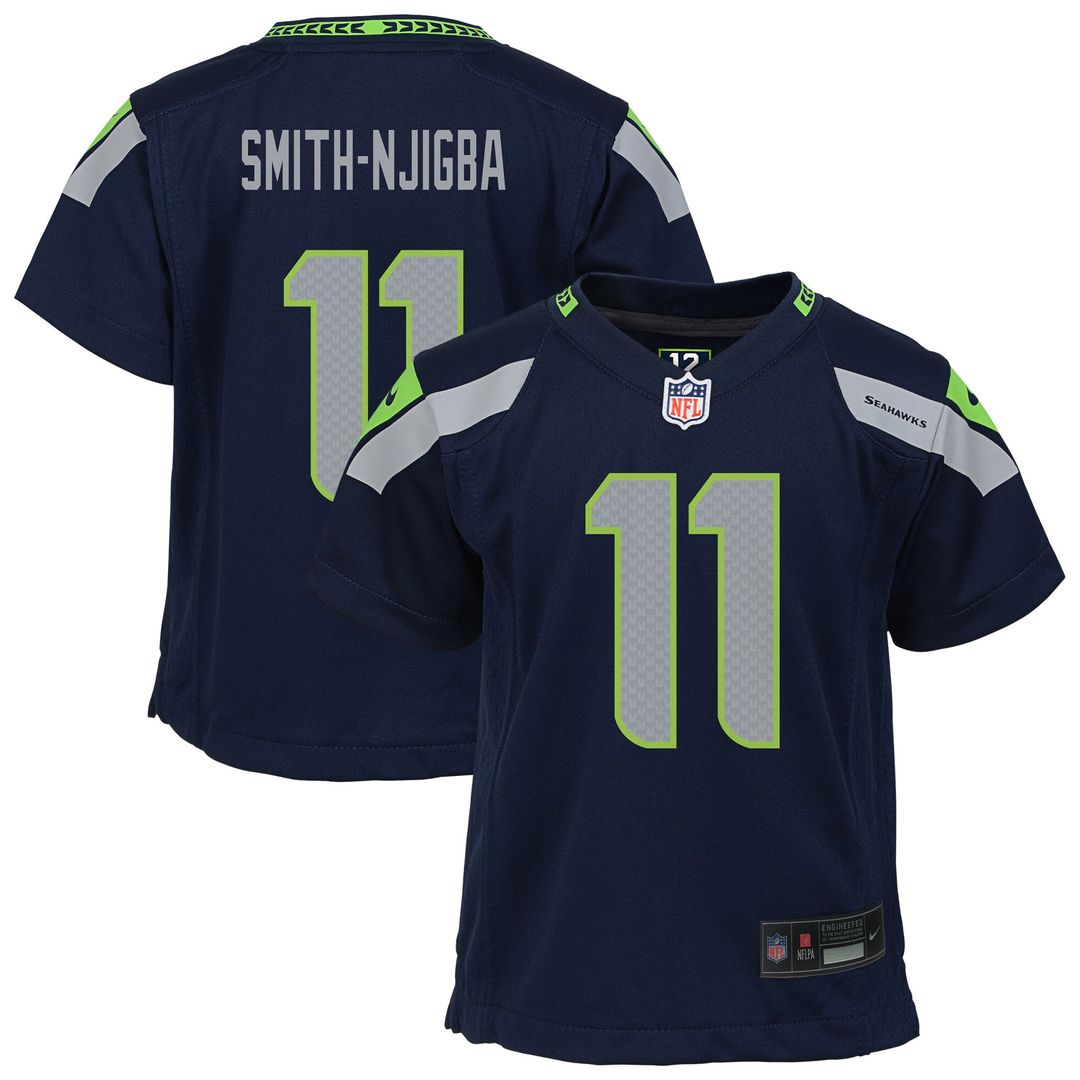 Jaxon Smith-Njigba Seattle Seahawks Nike Preschool Game Official Jersey - College Navy