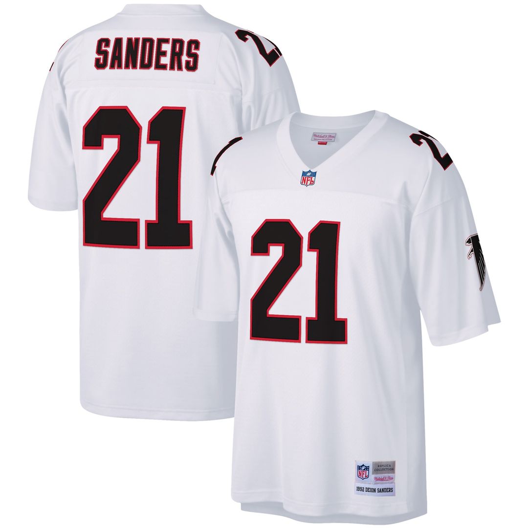 Deion Sanders Atlanta Falcons Mitchell & Ness Legacy Replica Official Jersey - White