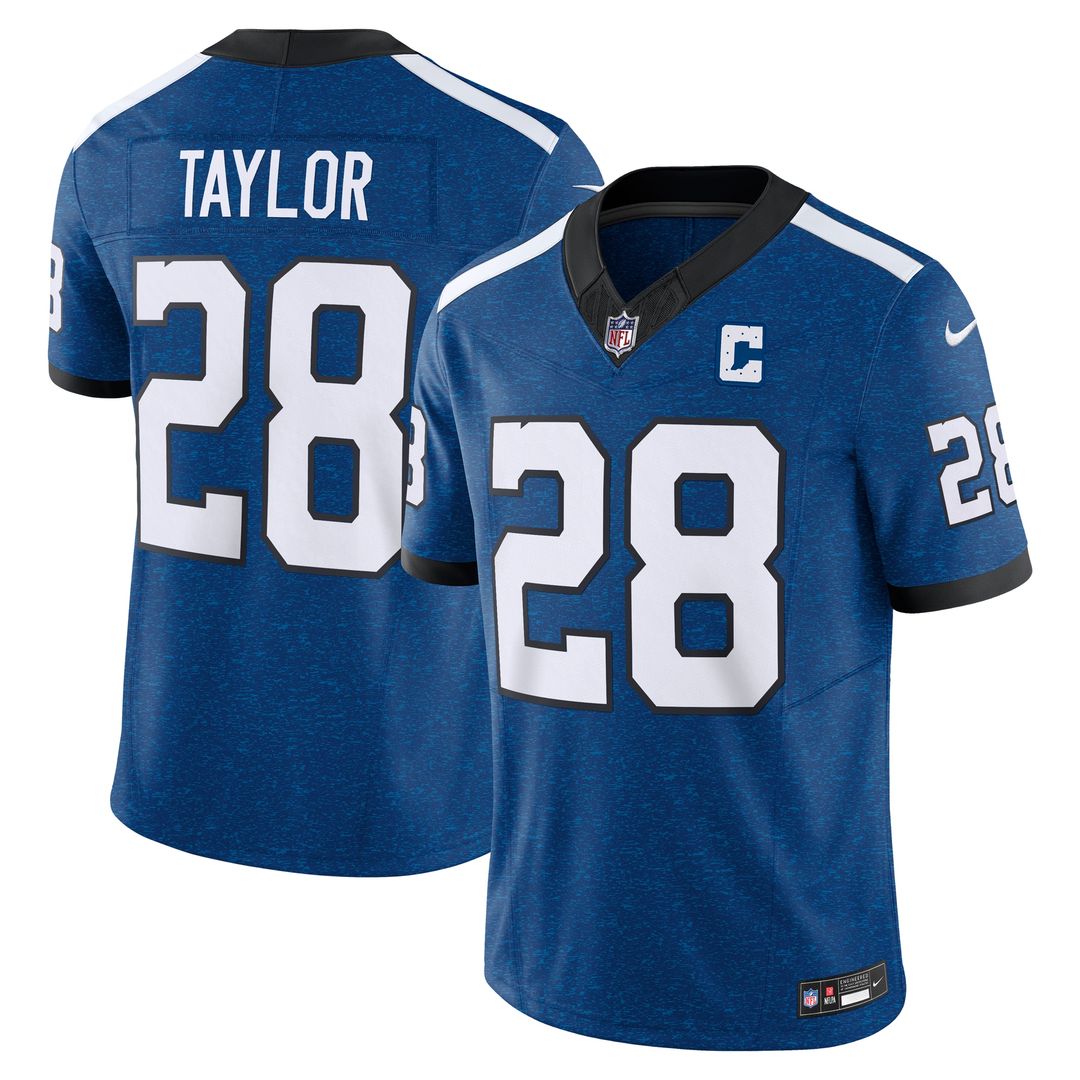 Jonathan Taylor Indianapolis Colts Nike Vapor F.U.S.E. Limited Official Jersey - Royal