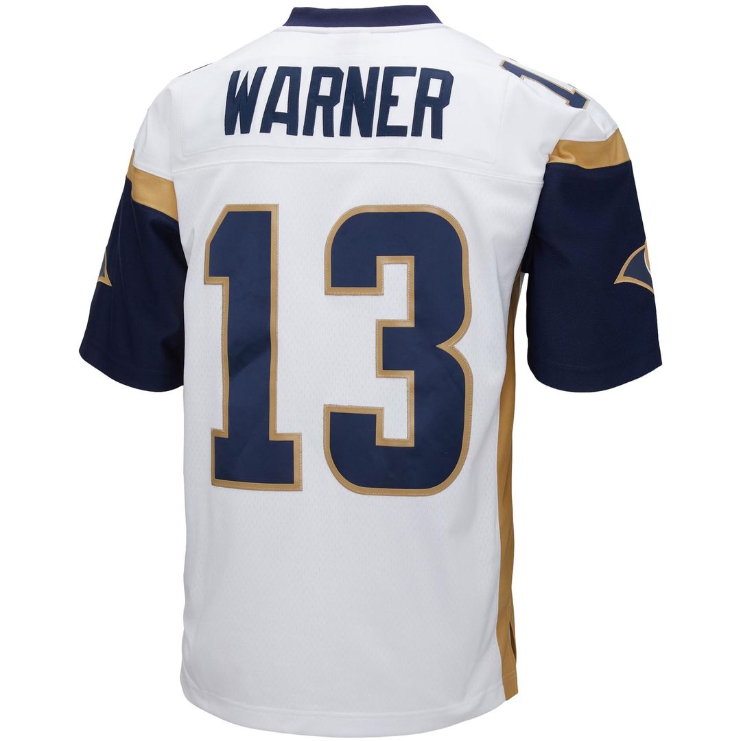 Kurt Warner Los Angeles Rams Mitchell & Ness Big & Tall 2001 Retired Player Replica Official Jersey - White
