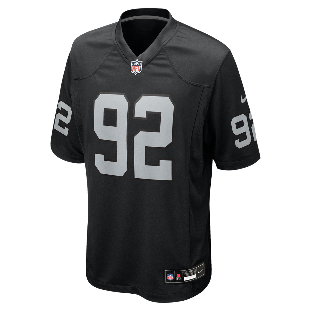 JJ Pegues Las Vegas Raiders Nike Team Game Jersey - Black