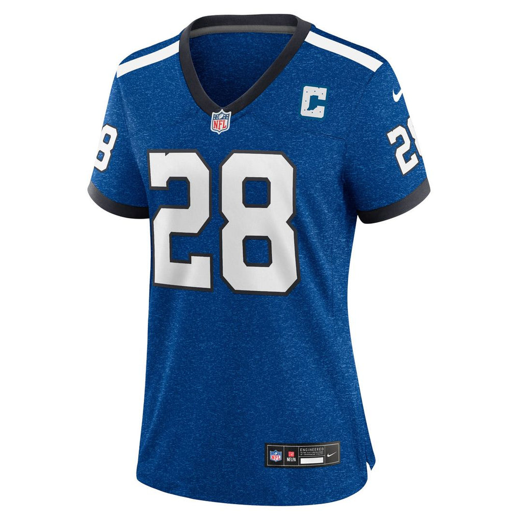 Jonathan Taylor Indianapolis Colts Nike Women's Indiana Nights Alternate Game Official Jersey - Royal