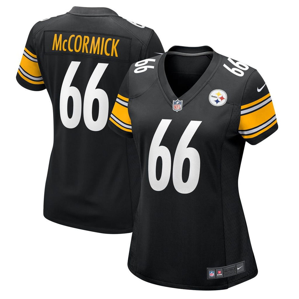 Mason McCormick Pittsburgh Steelers Nike Women's Team Game Jersey - Black
