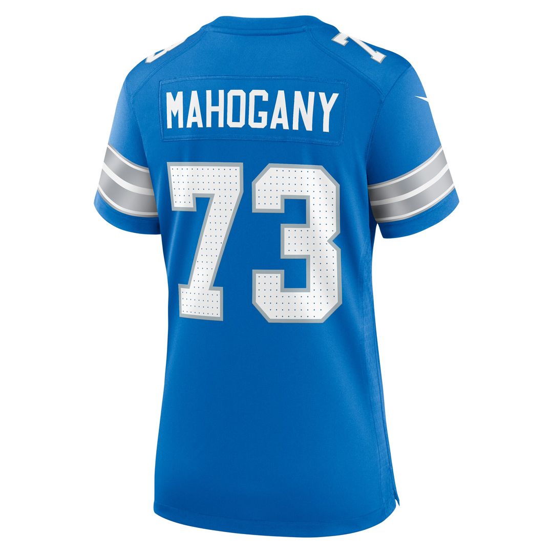 Christian Mahogany Detroit Lions Nike Women's Team Game Jersey - Blue