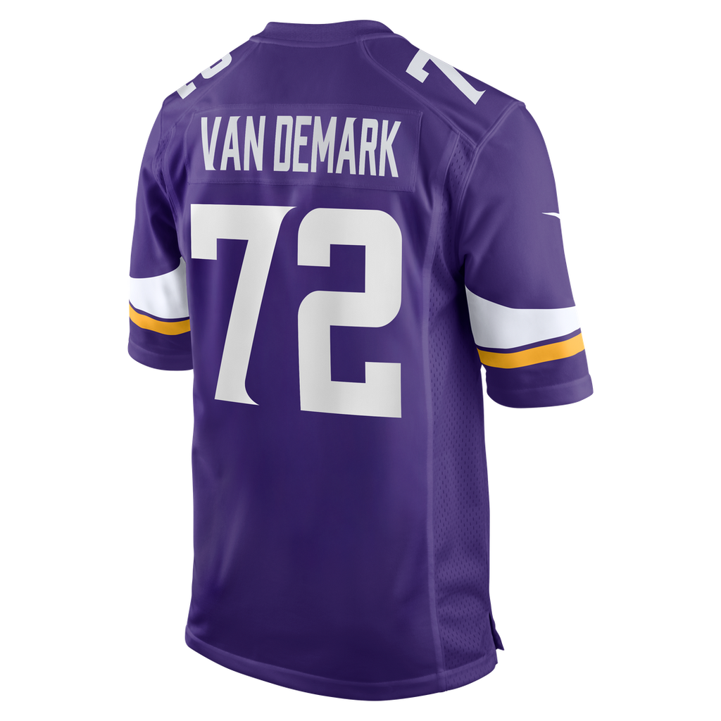 Ryan Van Demark Minnesota Vikings Nike Team Game Jersey - Purple