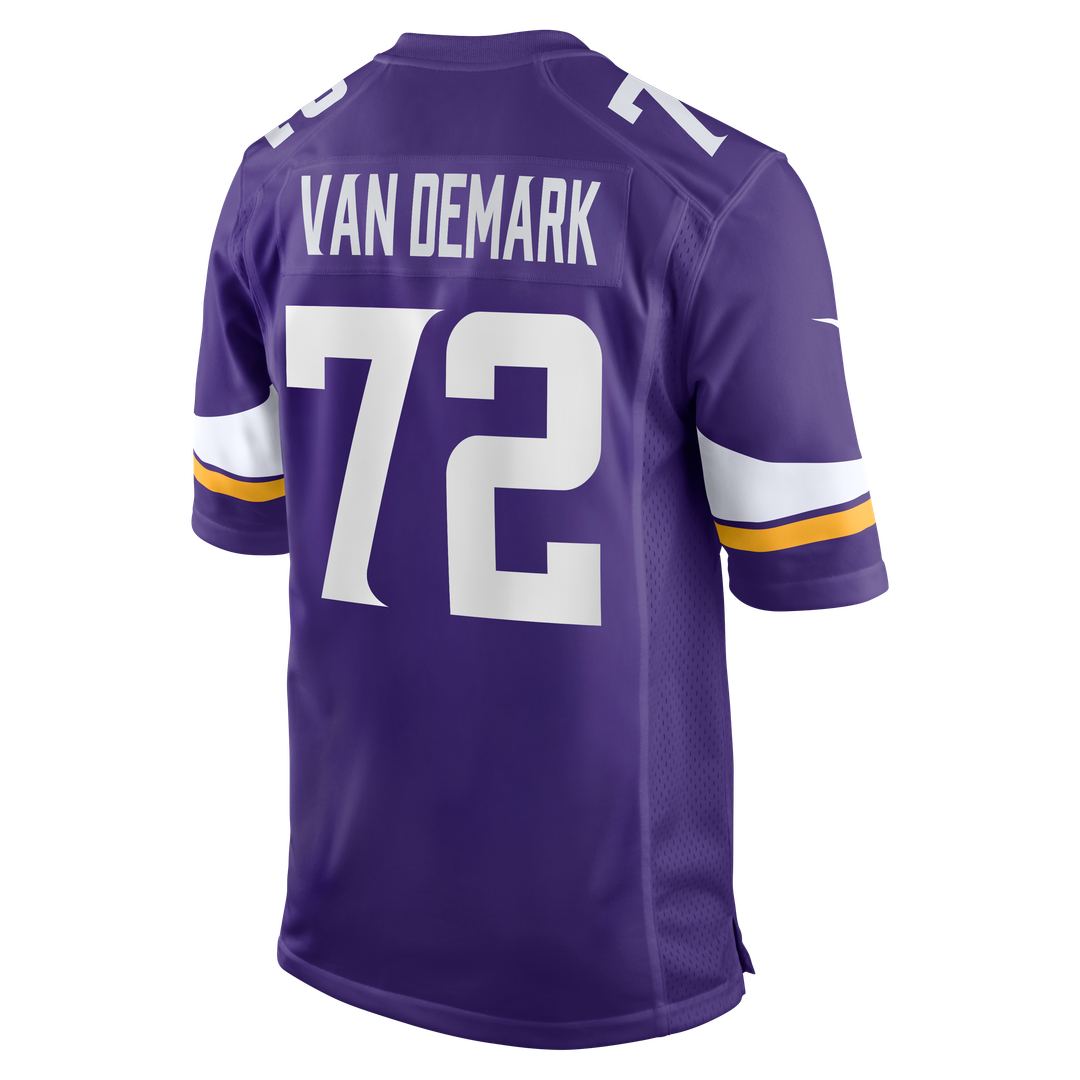 Ryan Van Demark Minnesota Vikings Nike Team Game Jersey - Purple