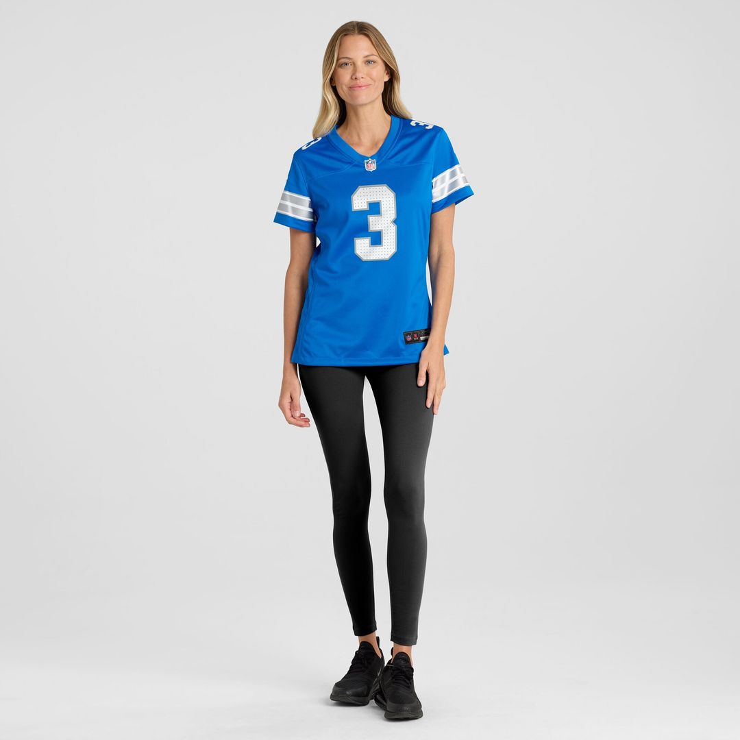 Jack Fox Detroit Lions Nike Women's Team Game Jersey - Blue