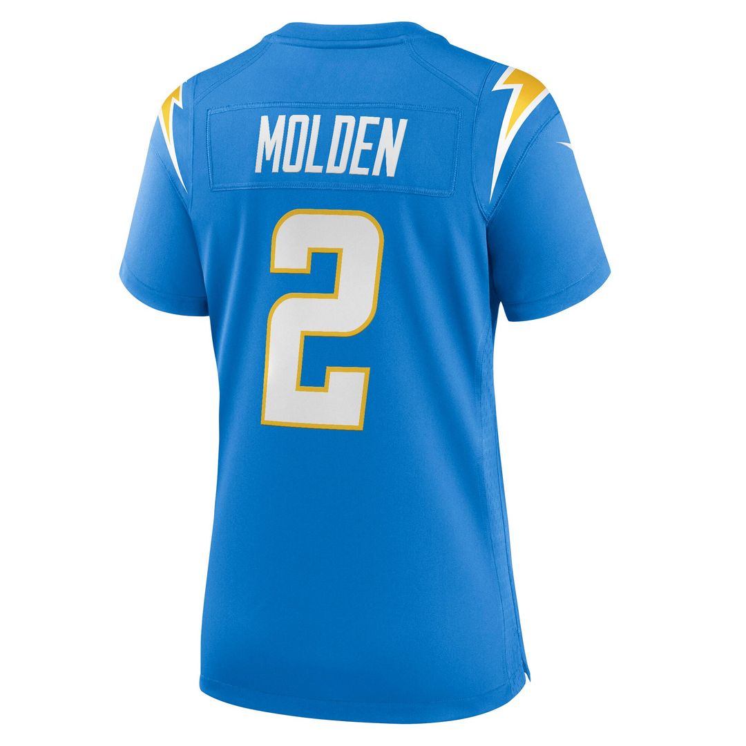 Elijah Molden Los Angeles Chargers Nike Women's Team Game Jersey - Powder Blue