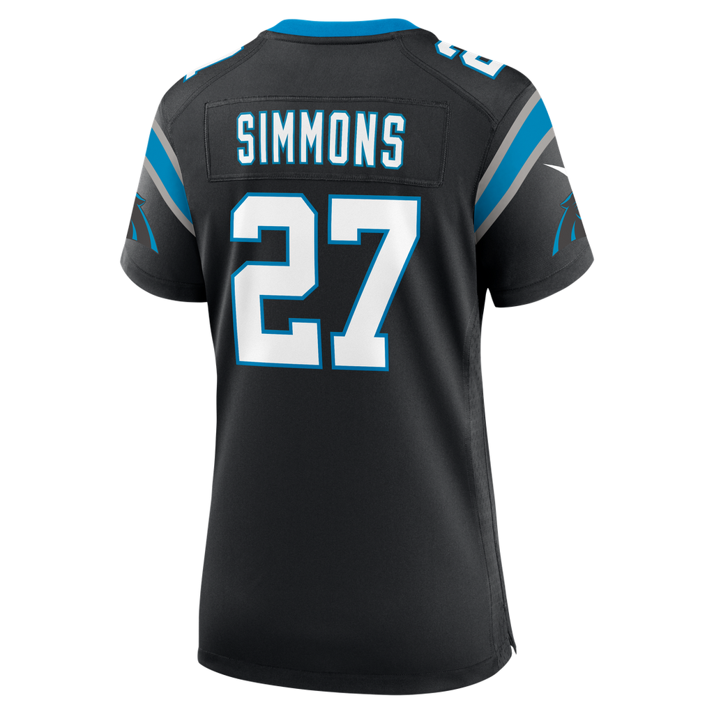 Isaiah Simmons Carolina Panthers Nike Women's Team Game Jersey - Black