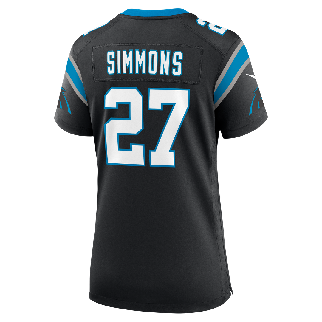 Isaiah Simmons Carolina Panthers Nike Women's Team Game Jersey - Black
