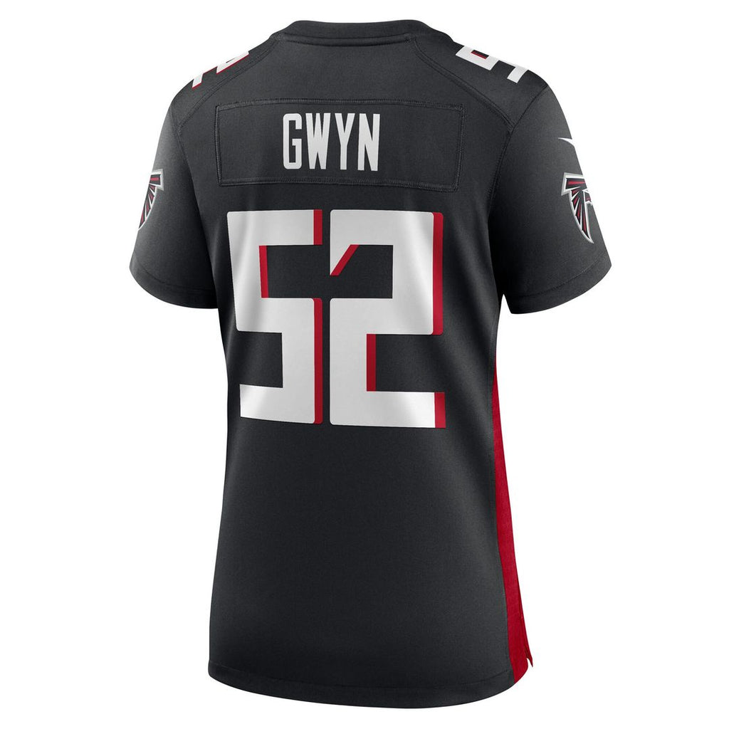 Jovaughn Gwyn Atlanta Falcons Nike Women's Team Game Official Jersey -  Black