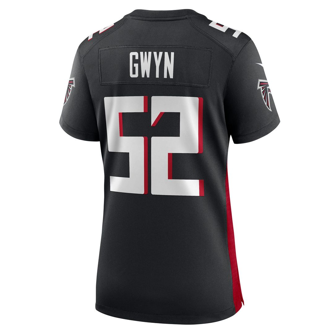 Jovaughn Gwyn Atlanta Falcons Nike Women's Team Game Official Jersey -  Black